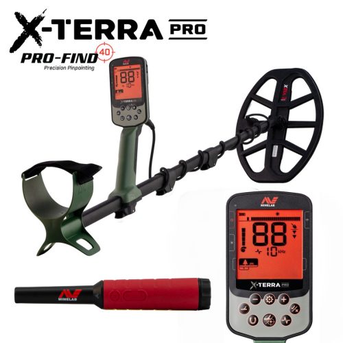X-TERRA PRO fémdetektor Pro-Find 40 pinpointerrel