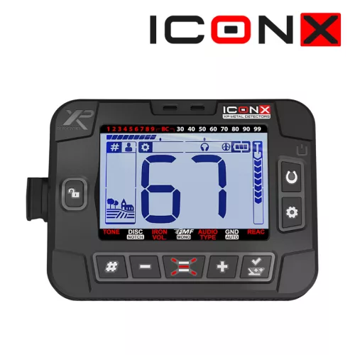 XP ICON-X fémdetektor 28FMFIC tekerccsel